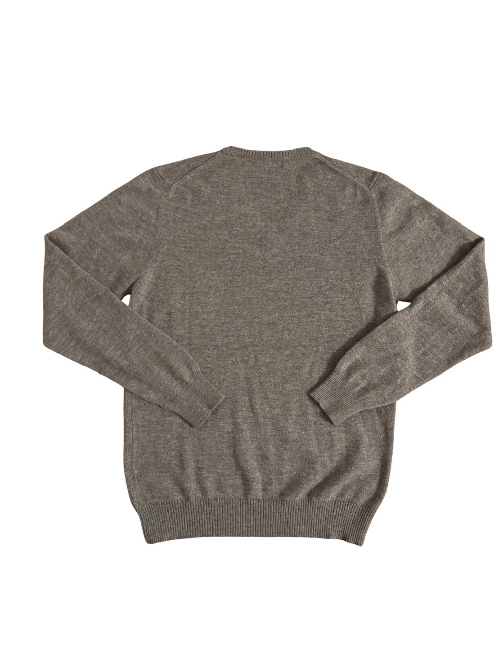 J. Lindeberg Cashmere Blend V-Neck Sweater - Gray - Picture 4 of 4
